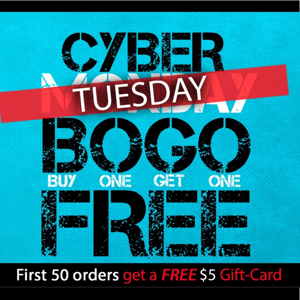 CYBER TUESDAY SALE!!!